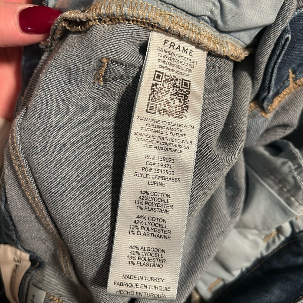 Frame Le Crop Mini Boot Stretch Jeans - Picture 10 of 16